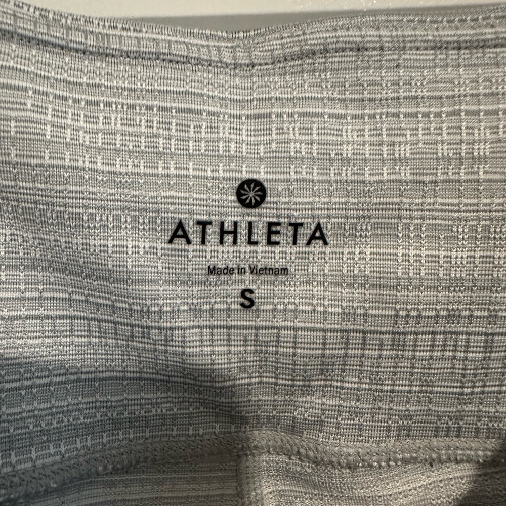 Athleta Gray & White Leggings - Picture 4 of 4